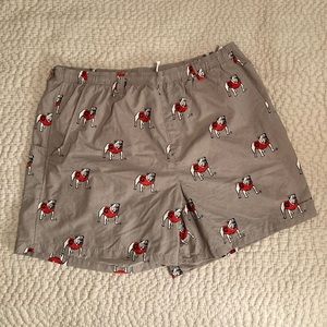 Men’s Size XL Georgia Bulldogs Columbia Swim shorts with liner